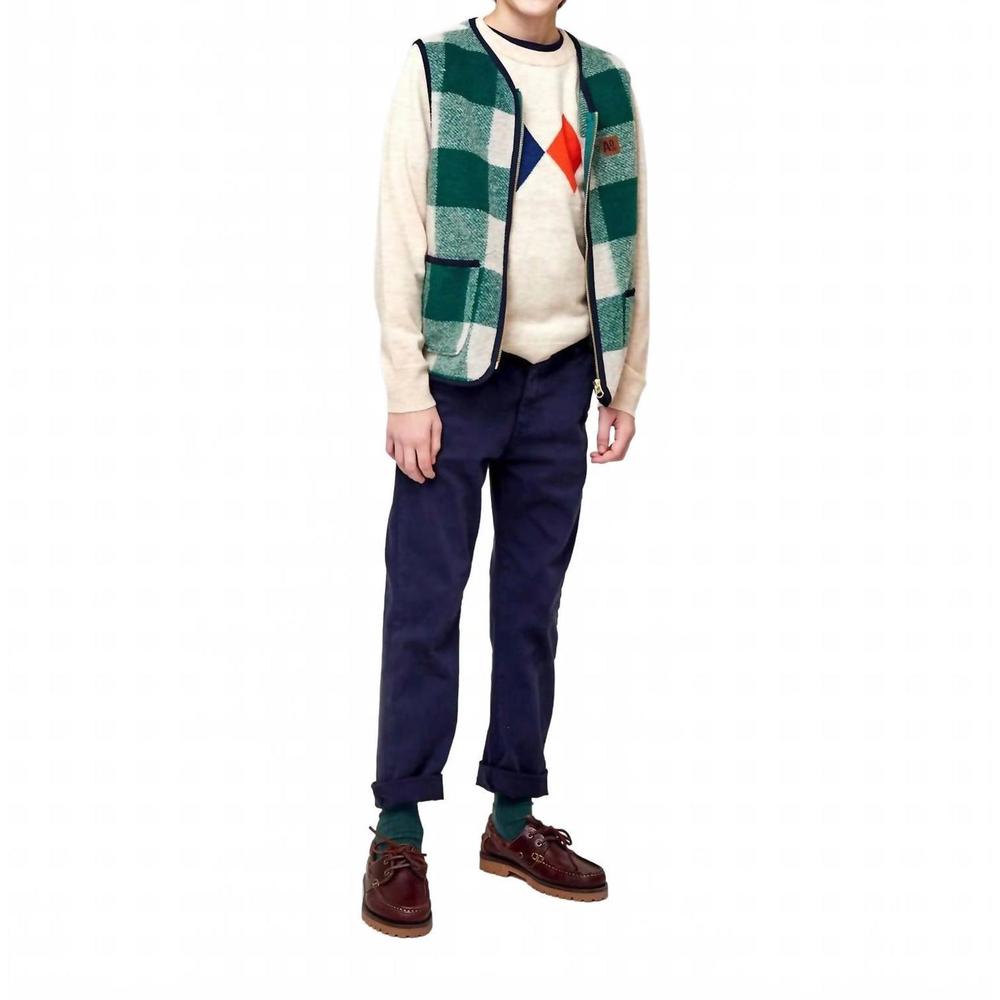 NEW AO76 kids barry chino pants in navy